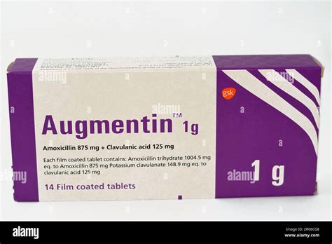 Augmentin (Amoxicillin/Clavulanate Tablets) Information.